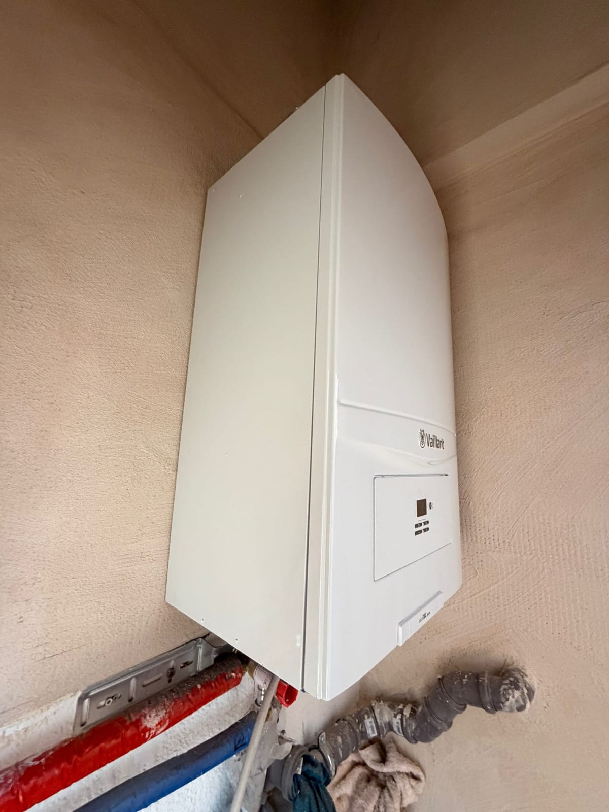 Neue Gastherme nach dem Heizungstausch